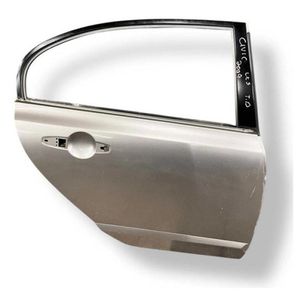 Porta Traseira Direita Honda Civic Lxs 2009 2010 2010 2011 Traseira Direita Prateado