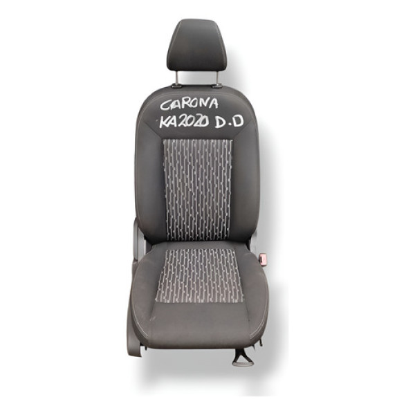 Banco Dianteiro Direito Ford  Ka 1.0 2015 2016 2017 A 2020 Prateado