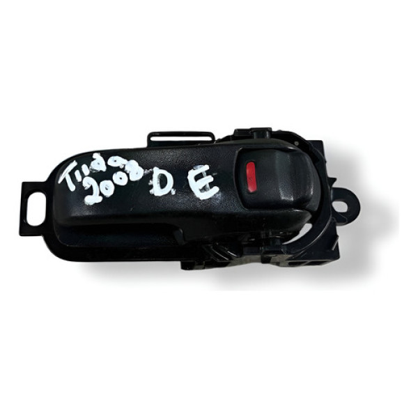 Maçaneta Dianteiro Esquerdo Nissan Tiida 2008 2009 2010 Preto Dianteira