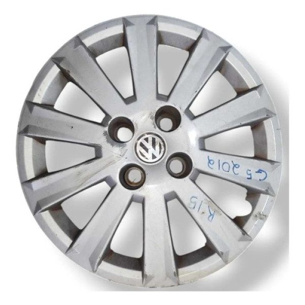Calota Aro 15 Volkswagen Saveiro Gol G5 2012 2013 2014 2015 Prateado