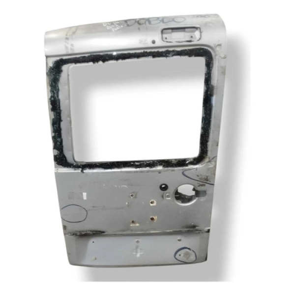 Tampa Traseira Lado Esquerdo Doblo 2003 2004 A 2006 Detalhe Prateado