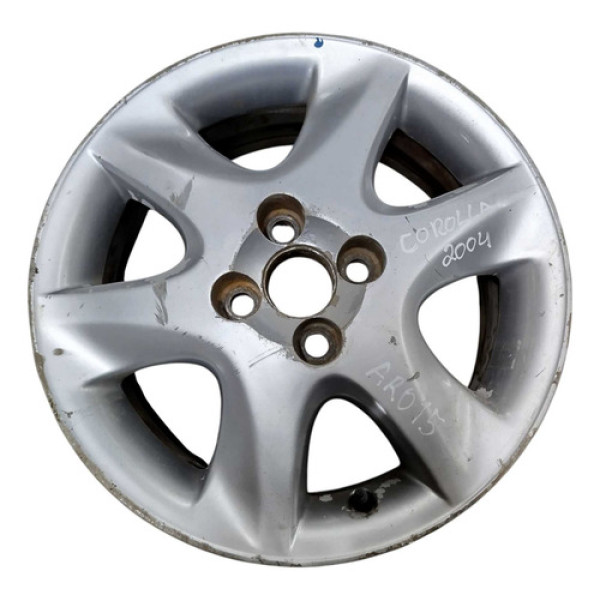 Roda Avulsa Liga De Alumínio Aro 15 Toyota Corolla 1.8 2004 Azul
