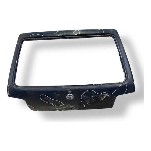 Tampa Traseira Porta-malas Fiat Uno 2005 2006/2013 Detalhe Branco