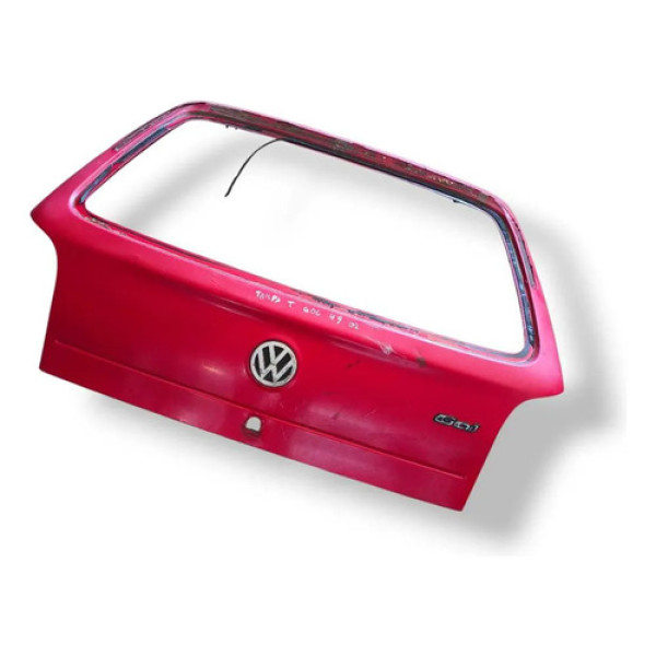 Tampa Traseira Porta Malas Volkswagen Gol G2 1999 A 2002 Vermelho