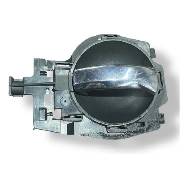 Maçaneta Interna Dianteiro Direita C3 2011 9680187777 Prateado Traseira