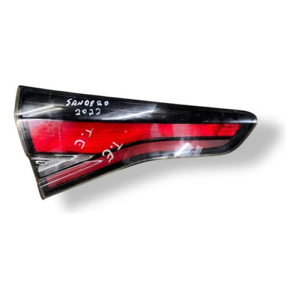 Lanterna Tampa Traseira Esquerda Renault Sandero 265551483r Esquerdo/motorista Vermelho