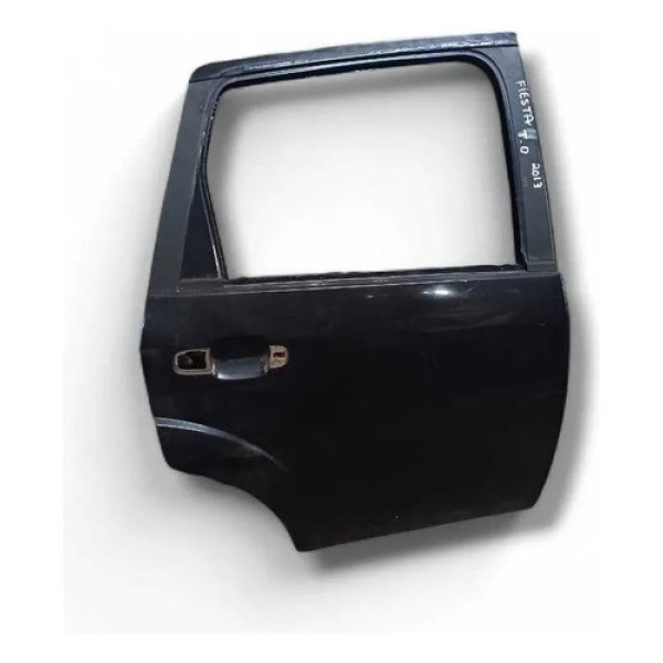 Porta Traseira Direita Ford Fiesta 2013 2014 2015 Original Traseira Direita Preto