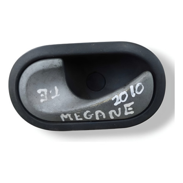 Maçaneta Interna Traseira Esquerda Megane 2010 5005400006 Prateado Traseira