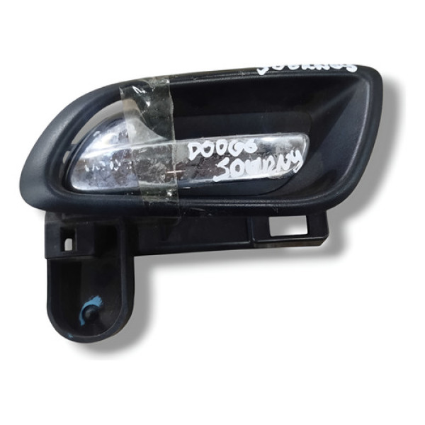 Maçaneta Interna Traseira Esquerda Dodge Journey 2013 2014 Preto Traseira