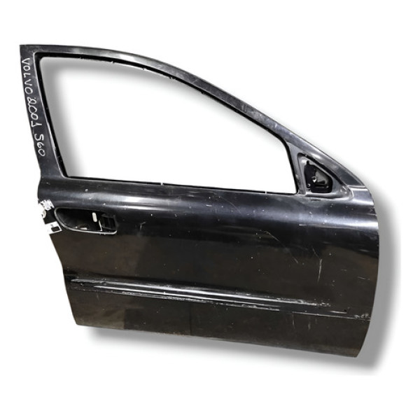 Porta Dianteira Direita Volvo S60 2001 2002 2003 2004 Preta Direita Dianteira