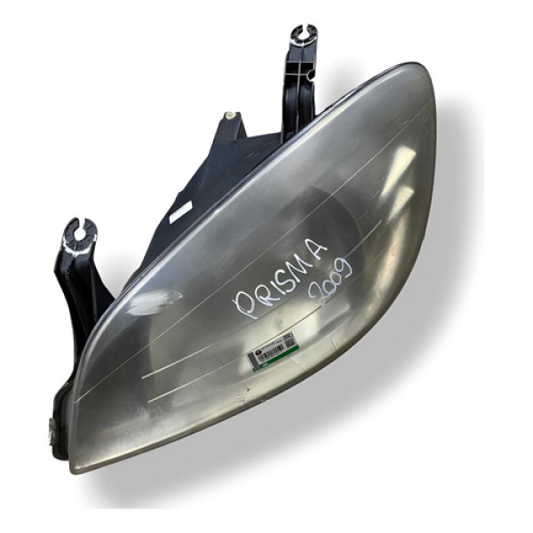 Farol Esquerdo Chevrolet Prisma 2009 2010 Detalhe 1100172 Direito/passageiro Preto