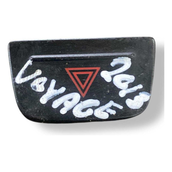 Capa Tecla Botão Pisca Alerta Volkswagen Voyage 1.6 2013/16 Branco