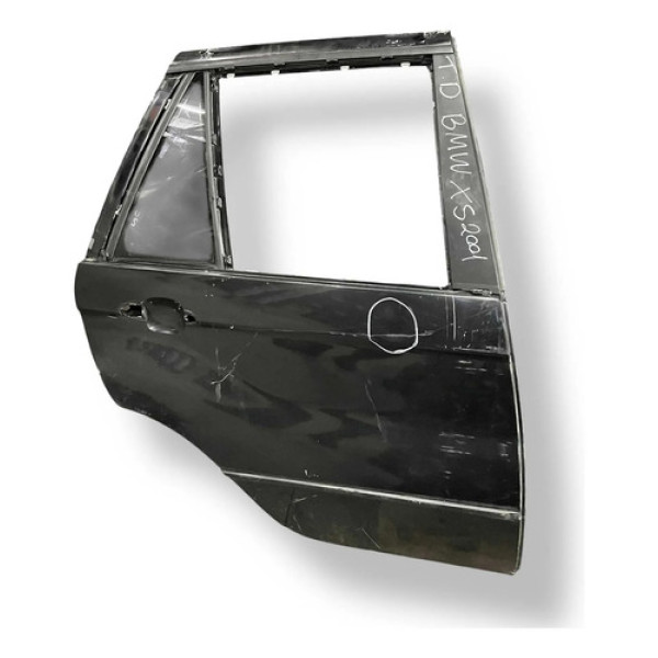 Porta Traseira Direita Bmw X5 2001 2002 2003 2004 Detalhe Traseira Direita Preto