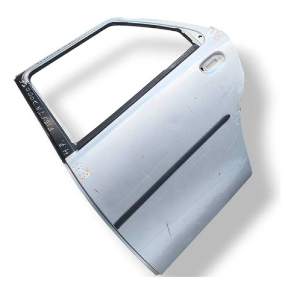 Porta Traseira Esquerda Ford Fiesta 2000 A 2002 4 Portas Traseira Esquerda Prateado