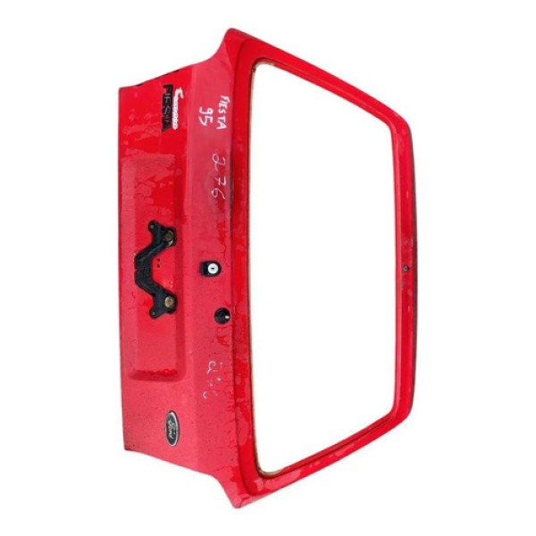 Tampa Traseira Porta Mala Ford Fiesta 1995 1996 Original Vermelho