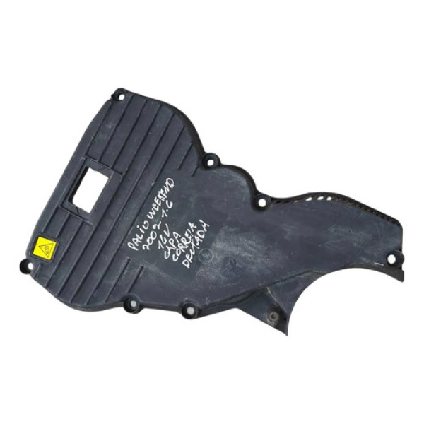 Capa Correia Dentada Palio Weekend 1.6 16v 2002 - 46519303 Preto
