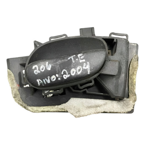 Maçaneta Interna Trase Esquerda Peugeot 206 03/11 9623698077 Traseira