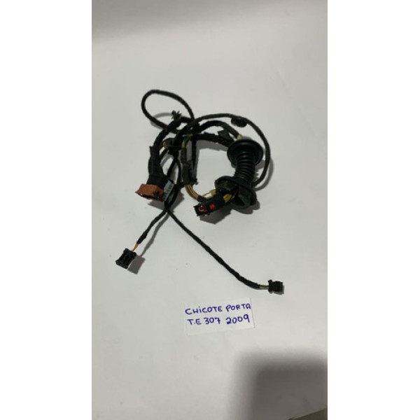  Chicote Da Porta Traseira Esquerda Peugeot  307 2010