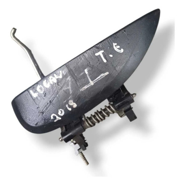 Maçaneta Externa Traseira Esquerda Renault Logan 1.0 - 2018 Branco Traseira