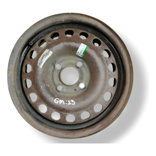 Roda Avulsa Aro 13 Chevrolet Preto