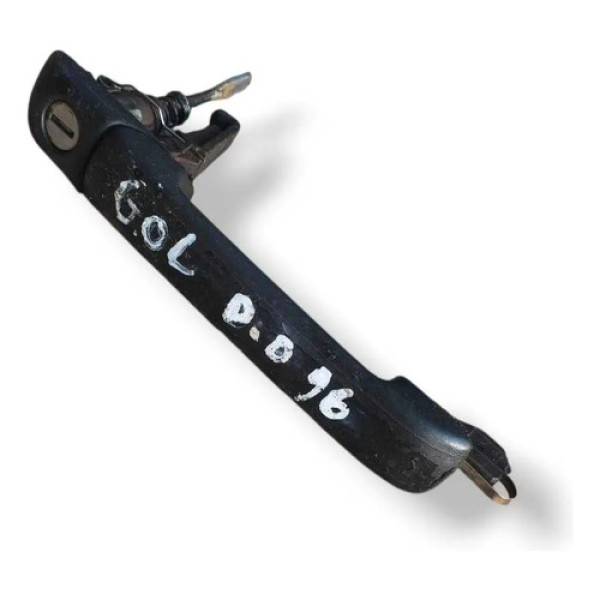 Maçaneta Externa Dianteira Direita Vw Gol 1996 1997 1998 Preto Dianteira