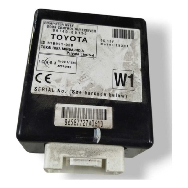 Módulo Controle Injeção Toyota  Etios 1.5 2017 897400d120