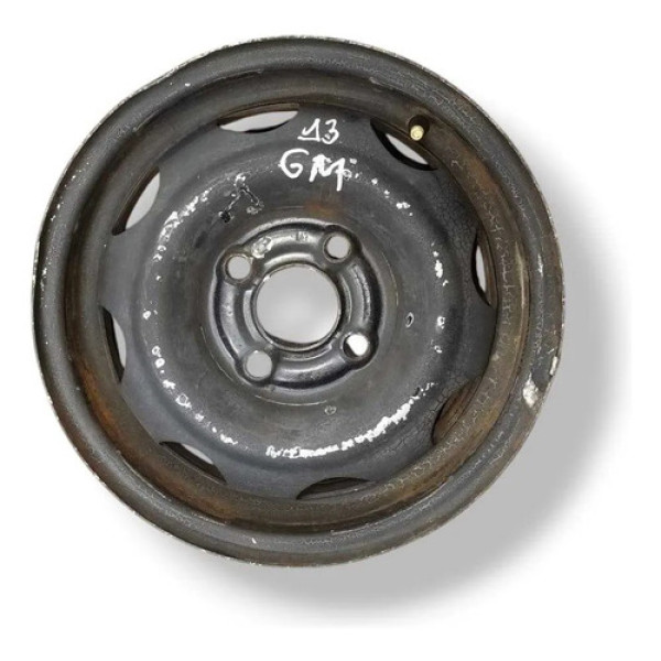 Roda Ferro Avulsa Aro 13 Chevrolet Onix Celta Corsa Classic Prateado