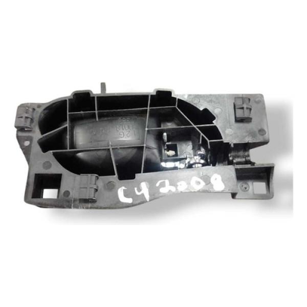 Maçaneta Interna Porta Dianteira Direita Citroen C4 96435351 Preto Dianteira