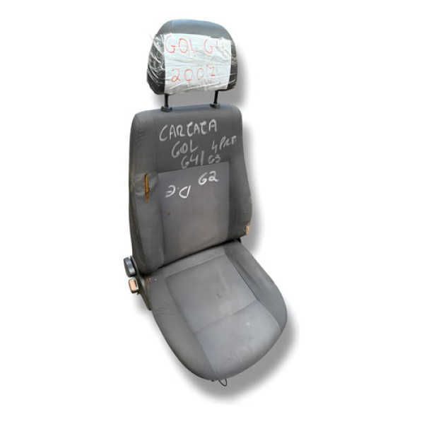 Carcaça Banco Dianteiro Esquerdo Volkswagen Gol G3 G4 2007 Cinza