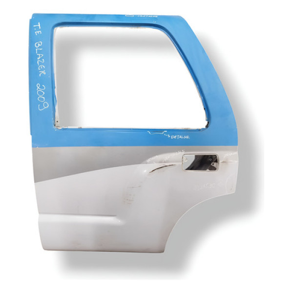 Porta Traseira Esquerda Chevrolet  Blazer 2009 2010 Detalhe - Traseira - Esquerda - Branco