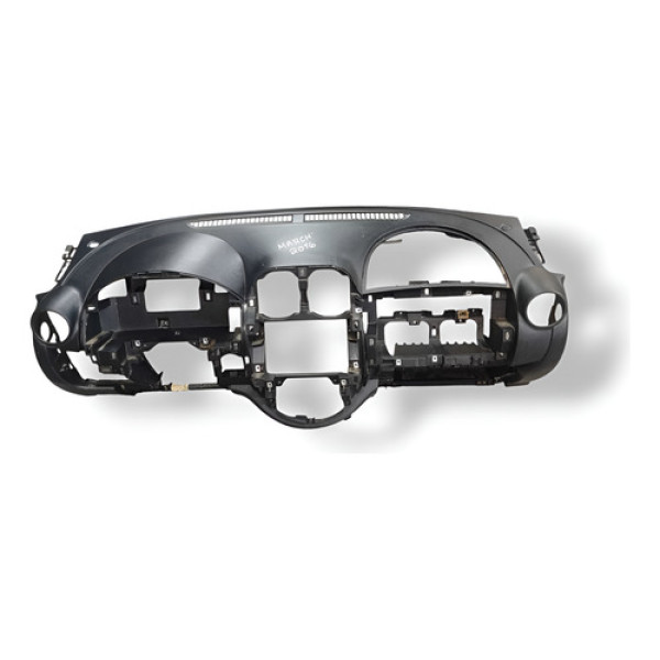 Painel Tabelier Nissan March 2015 2016 A 2020 682009lh1a - Preto