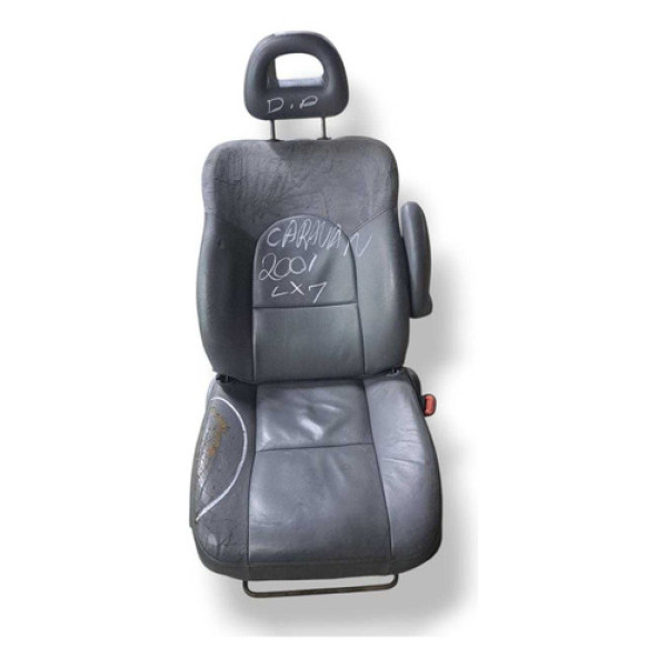 Banco Dianteiro Direito Chrysler Grand Caravan 2005 Detalhes Preto