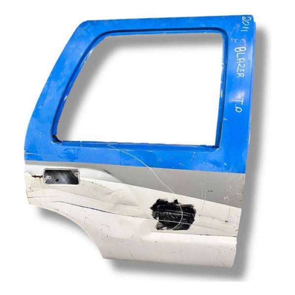 Porta Traseira Direita Chevrolet Blazer 2010 2011 Detalhe Traseira Esquerda Branco
