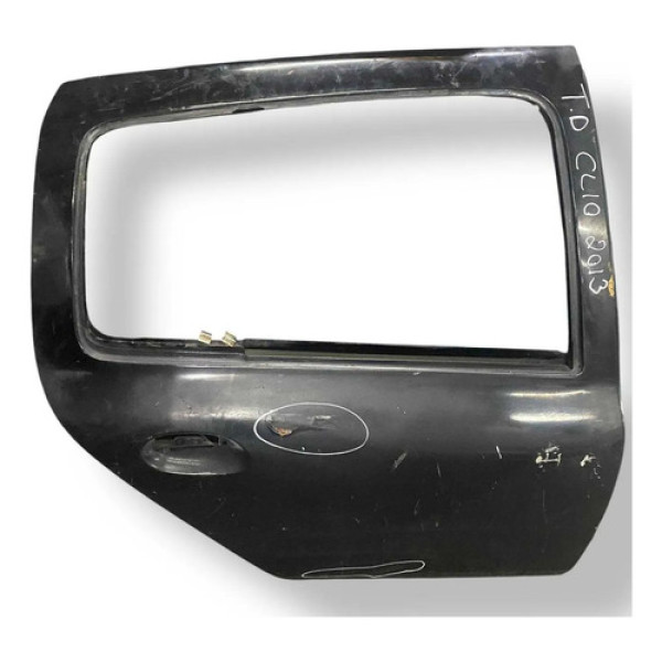 Porta Traseira Direita Traseira Direita C/detalhe Clio 2011 Traseira Direita Preto