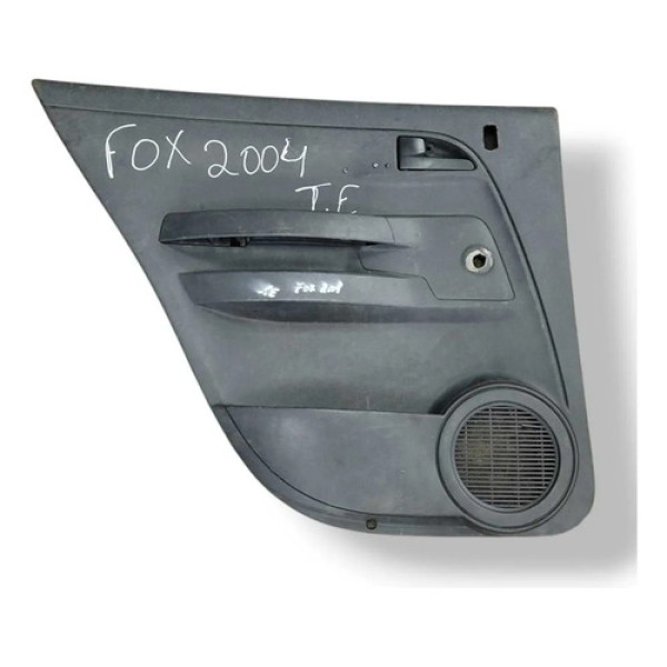 Forro Porta Traseira Esquerda Volkswagen Fox 2004 5z4867211 Preto