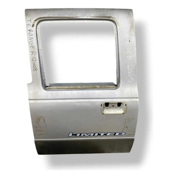 Porta Traseira Esquerda Ford Ranger 2005 2006 2007 2008 2009 Traseira Esquerda Prateado