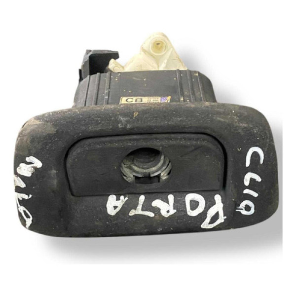 Maçaneta Externa Porta Malas Renault Clio Sedan 2005 2006 Preto Traseira