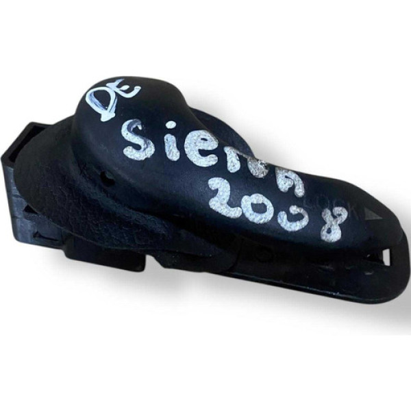 Maçaneta Interna Dianteira Esquerda Fiat Siena 2008 2009 Preto Dianteira