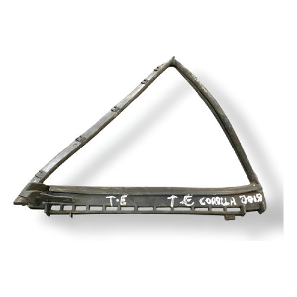 Borracha Vidro Fixo Traseiro Esquerdo Toyota Corolla 2019 - Preto