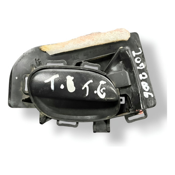 Maçaneta Interna Tras Esquerda 207 2005 A 2011 9623698477 Preto Traseira