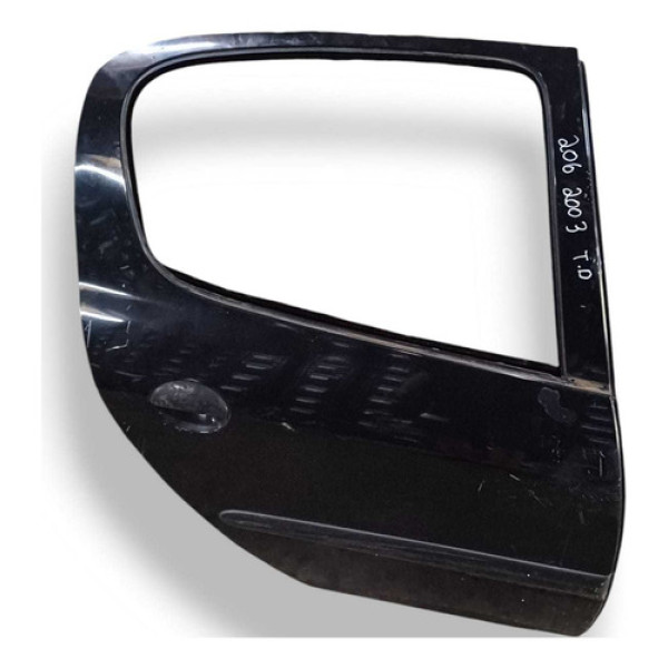 Porta Traseira Direita Sem Vidro Peugeot 206 2001 A 2005 1.0