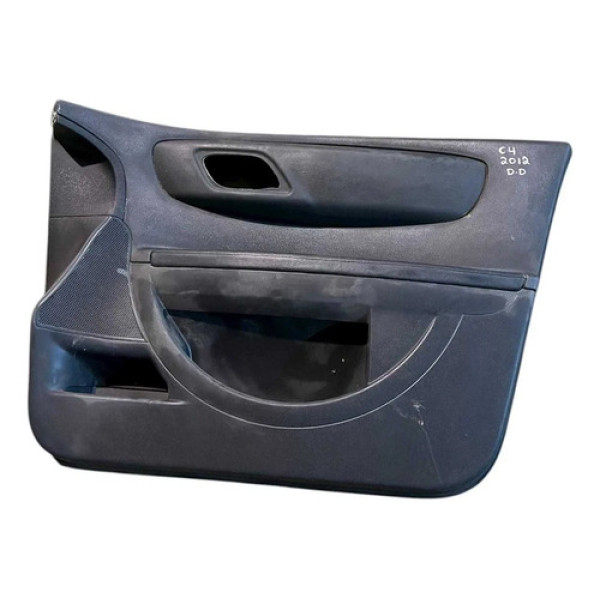 Forro Porta Dianteira Direita Citroen C4 Pallas 2007 A 2012 Preto