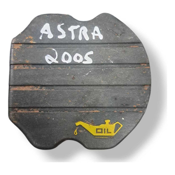 Tampa Oleo Motor Chevrolet Astra 2005 2006 2007  90467648 Prateado