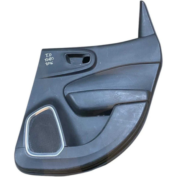 Forro Porta Traseira Direita Fiat Toro 2015 2016 2017 2018 Preto