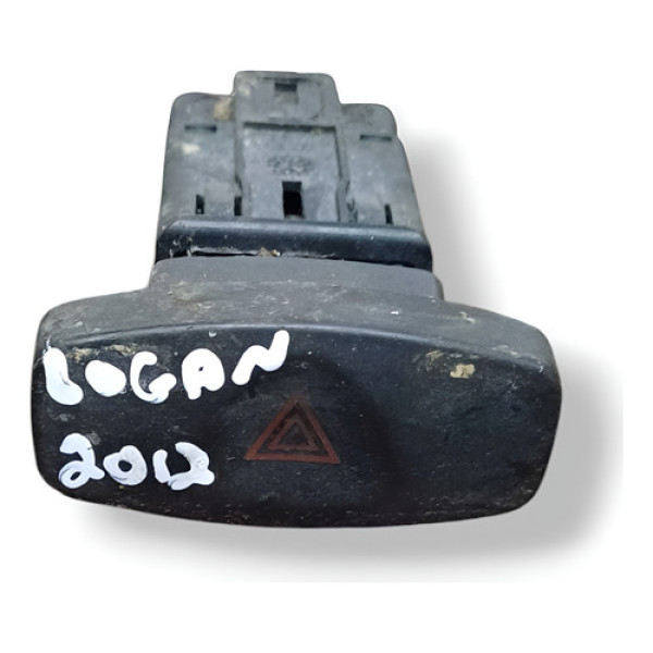 Interruptor Botão Pisca Alerta Renault Logan 1.6 2011/2012 Preto