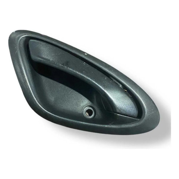 Maçaneta Interna Dianteira Esquerda Honda Fit 2006 2007 Preto Dianteira