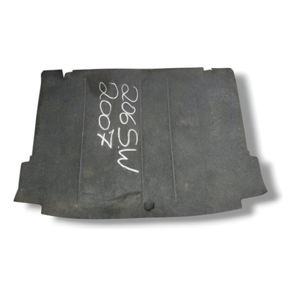 Carpete Porta Malas Peugeot 206 Sw 2007 2008 2009 2010 Cinza