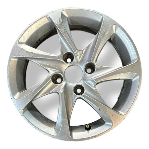 Roda Avulsa Liga Leve Aro 15 Peugeot 208 Detalhe Prateado