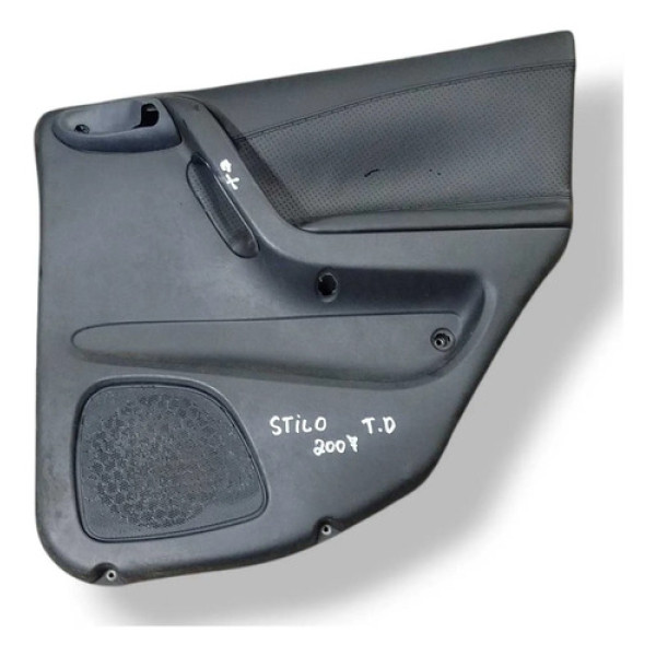 Forro Porta Traseira Direita Fiat Stilo 2006 2007 2008 2009 Preto