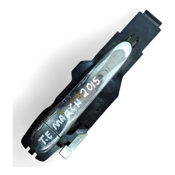 Maçaneta Externa Traseira Esquerda Nissan March 2015 Á 2020 